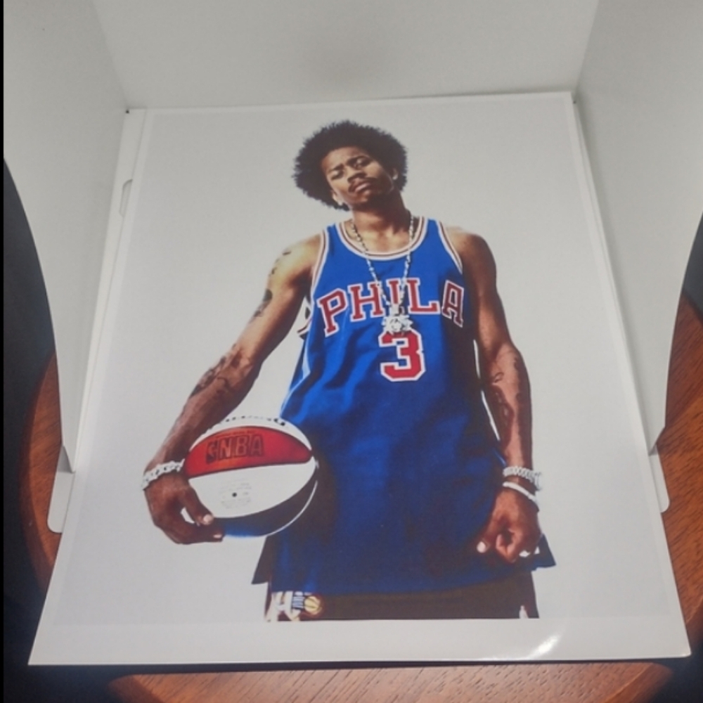 BRAND NEW!💯 ALLEN IVERSON PHILADELPHIA 76ERS 8.5x11 ULTRA GLOSSY NBA🏀POSTER!🔥